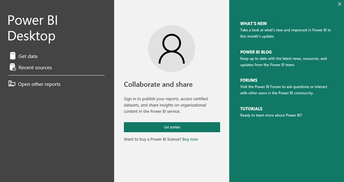 Getting started with Power BI Desktop
